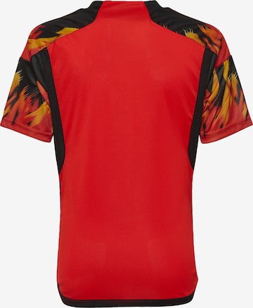 ADIDAS PERFORMANCE - Camisa funcionais 'Belgium 22 Home' em vermelho