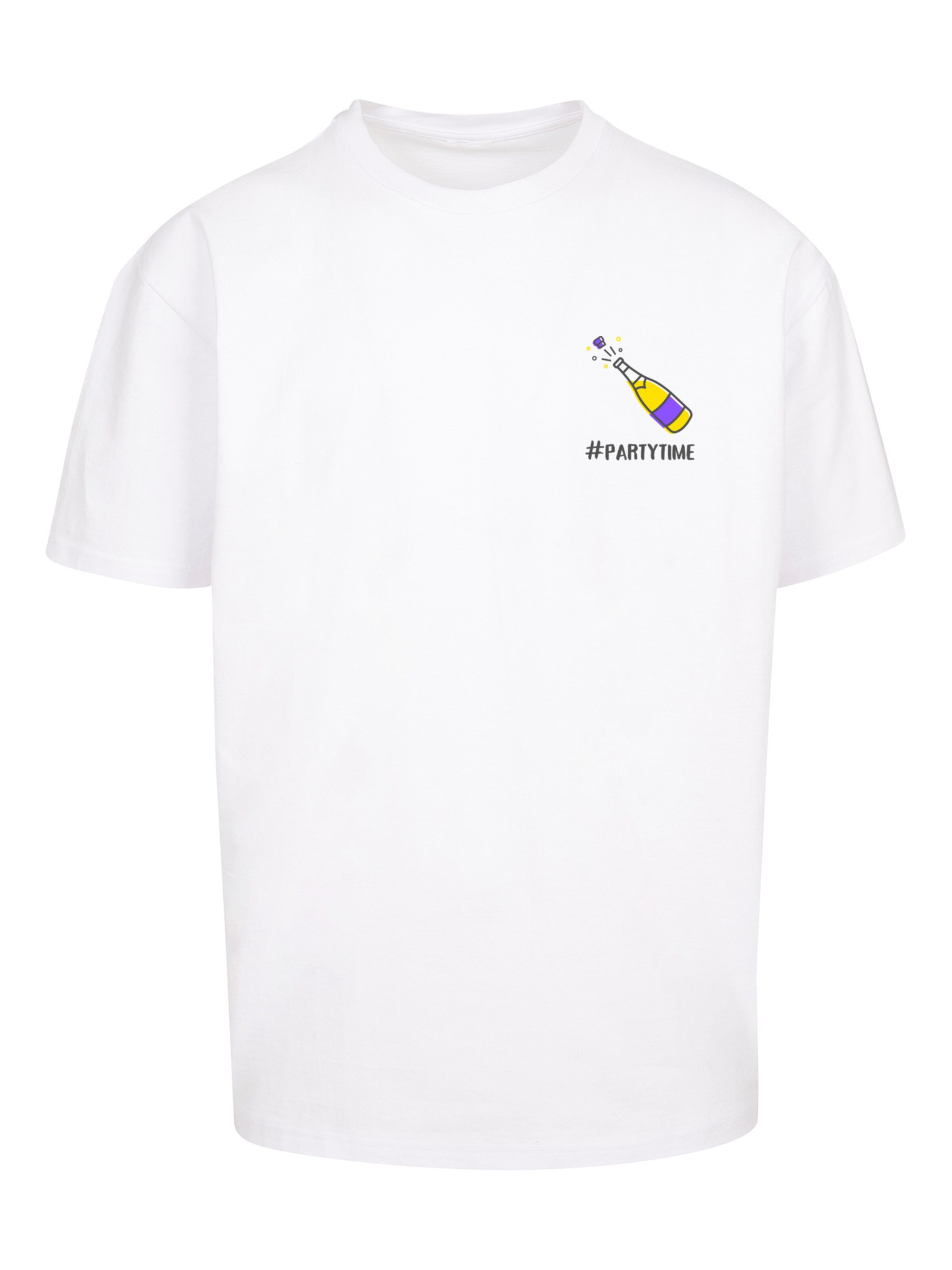 F4NT4STIC Shirt in Wit: voorkant