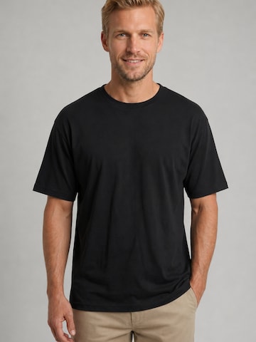 alan red Shirt 'Venice' in Black: front