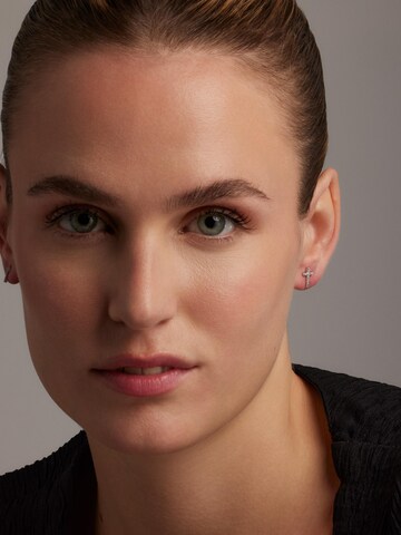 Boucles d'oreilles 'Zudis' Luxenter en blanc