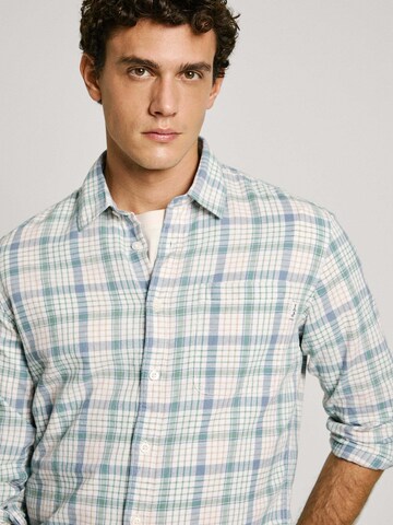 Pepe Jeans Regular Fit Hemd 'Aitor' in Blau