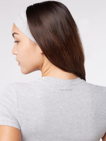 YO-GAYA Shirt 'Lounge Short Sleeve Top' in Grijs