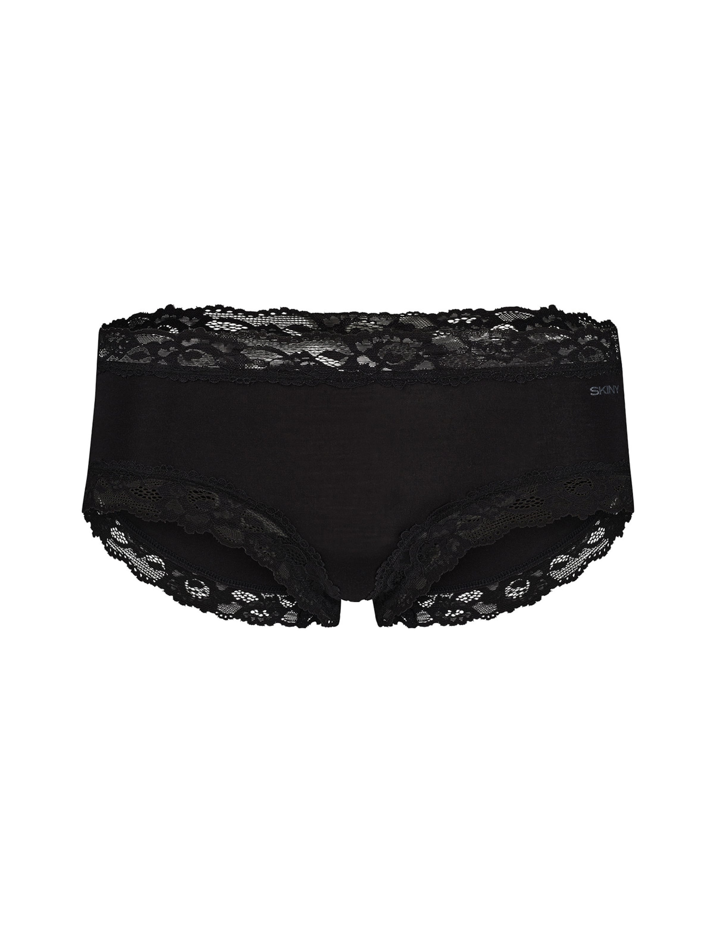 Skiny Panty ' Modal Lace ' in Schwarz