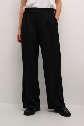 Regular Pantalon à pince 'Frederikke' Kaffe en noir : devant