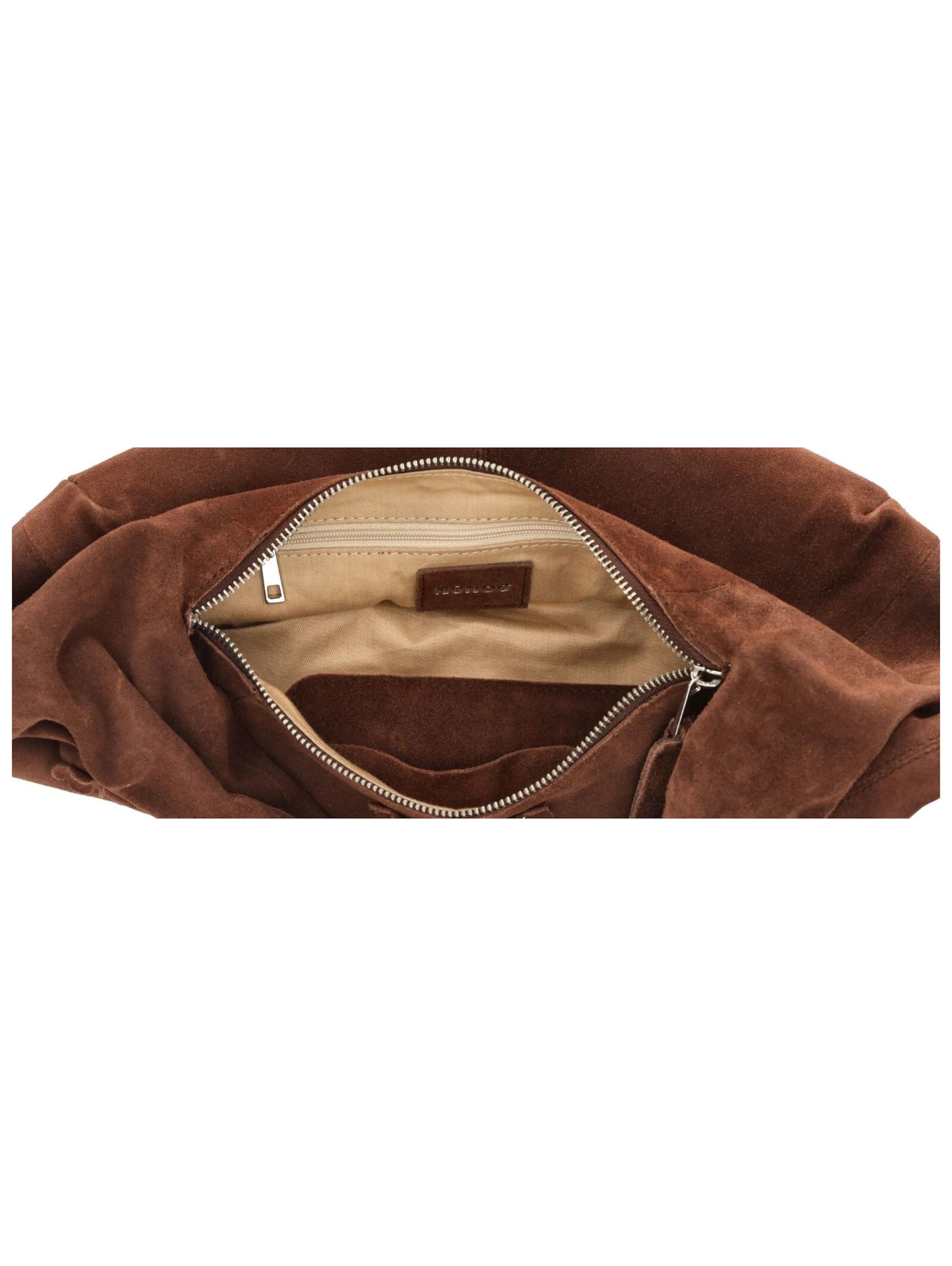 Sac bandoulière NÚNOO en marron : au dessus