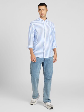 JACK & JONES Regular Fit Hemd 'MAZE' in Blau