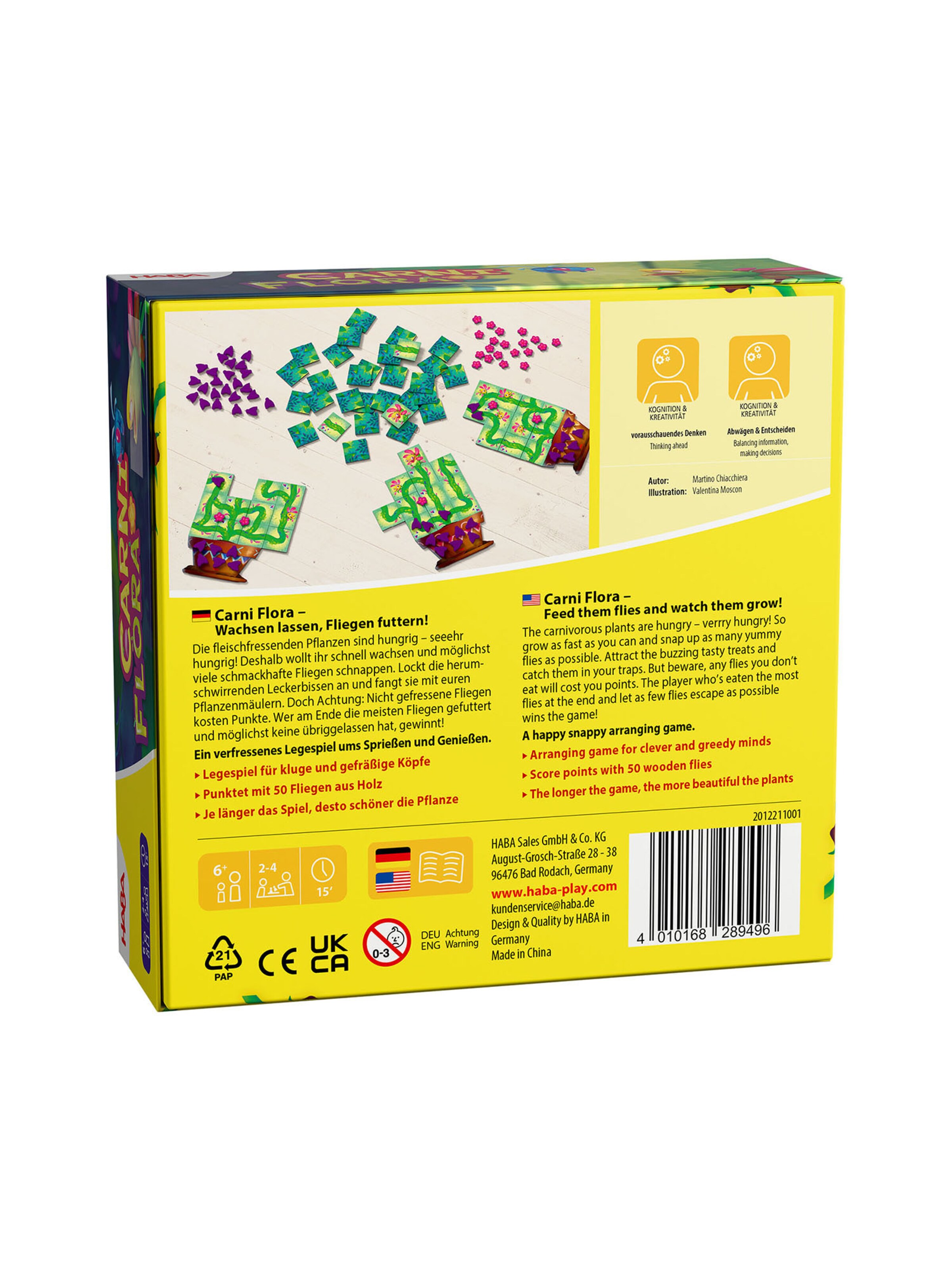 Jeux ' Carni Flora ' HABA en mélange de couleurs