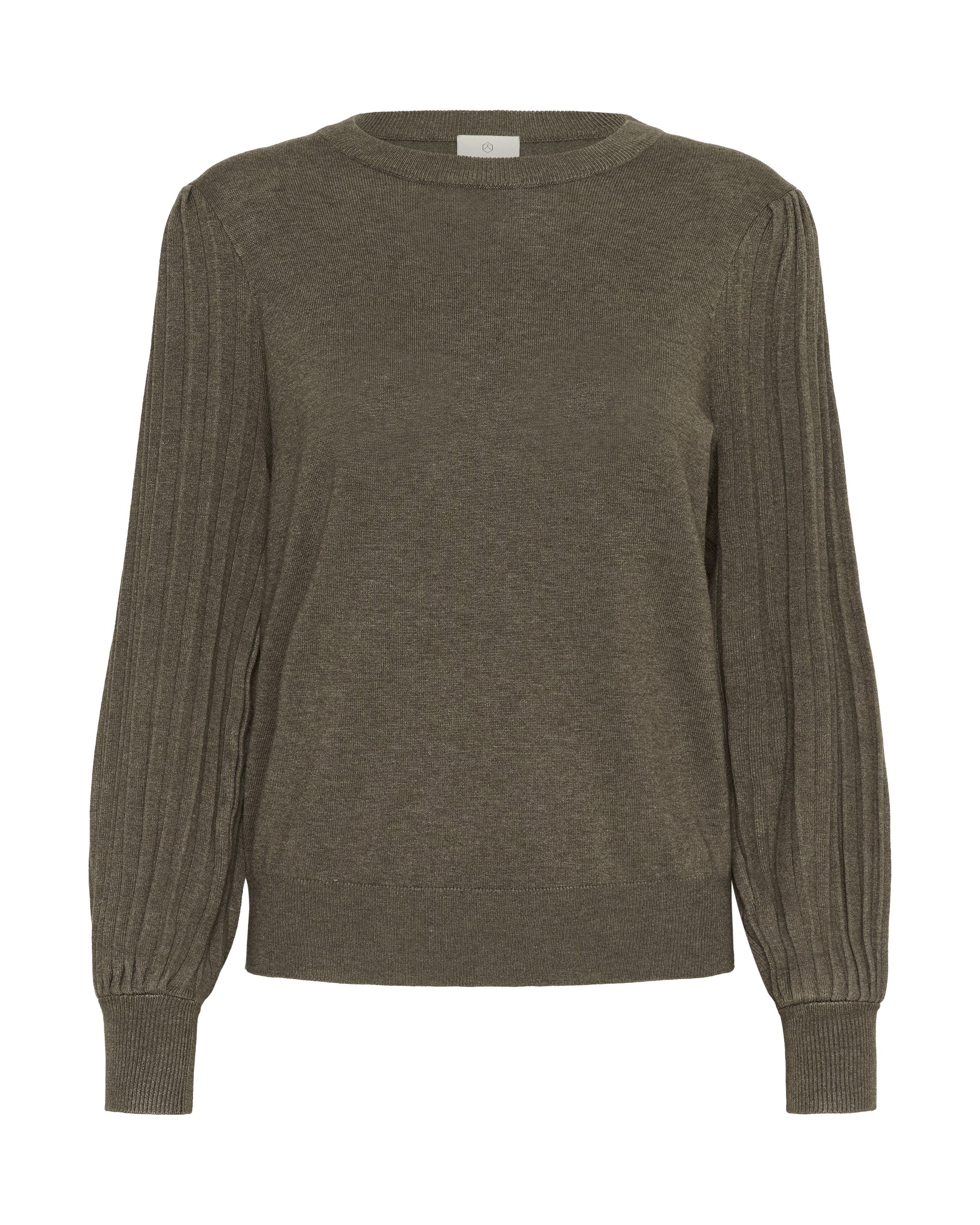 Kaffe Sweater 'KALone' in Brown: front