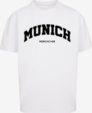 T-Shirt 'Munich' Merchcode en blanc : devant