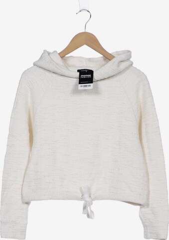 Reserved Sweatshirt & Zip-Up Hoodie in S in White: front