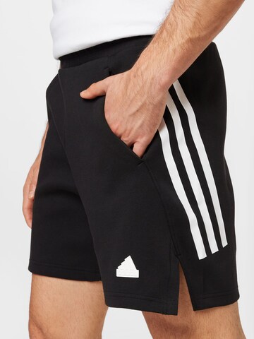 ADIDAS SPORTSWEAR Regular Sportbroek 'Future Icons 3-Stripes' in Zwart