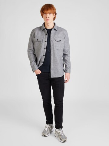 Coupe regular Chemise QS en gris