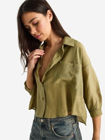 Bianco Lucci Blouse in Green