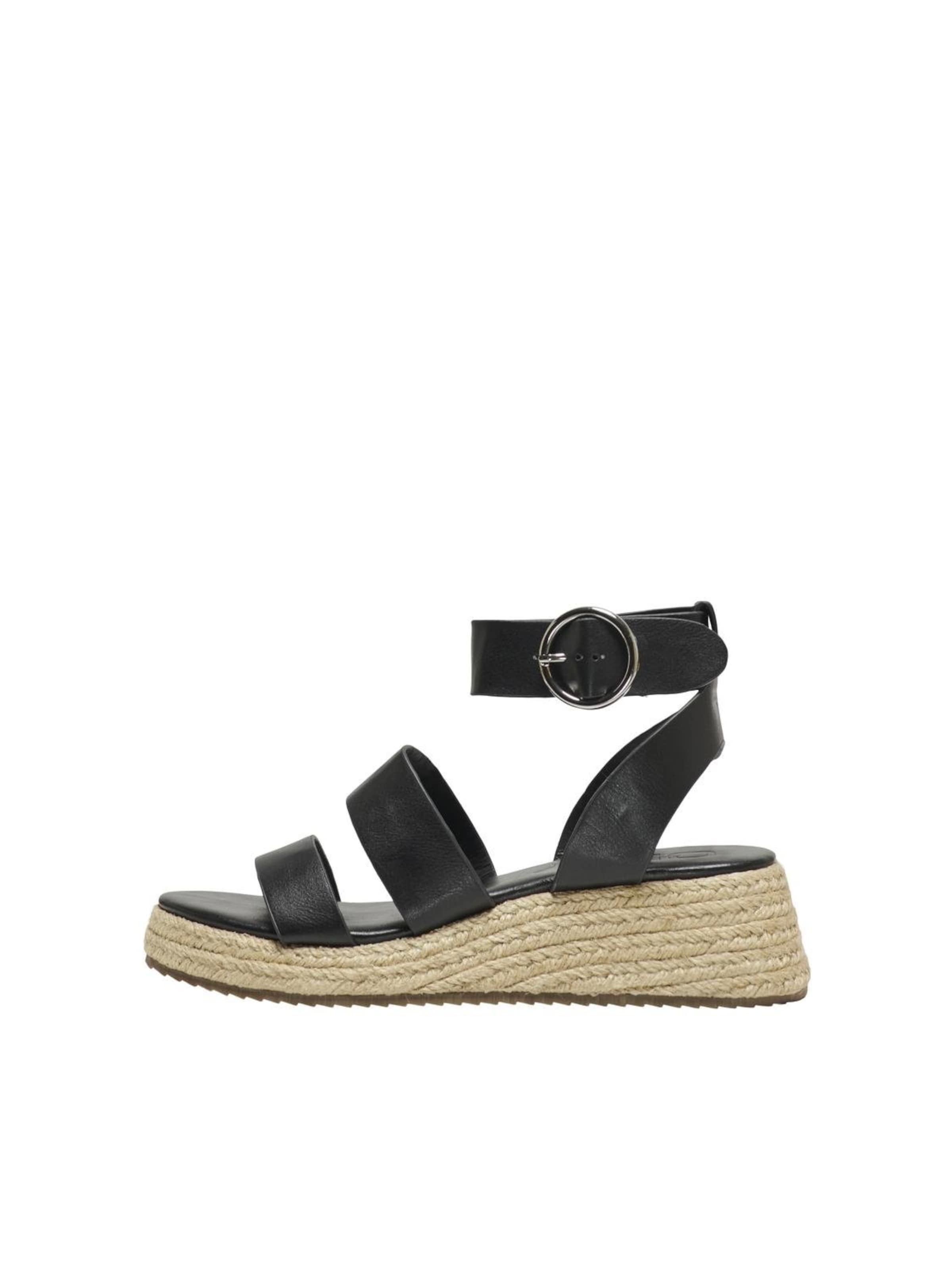 ONLY Strap Sandals 'Minerva' in Black: front
