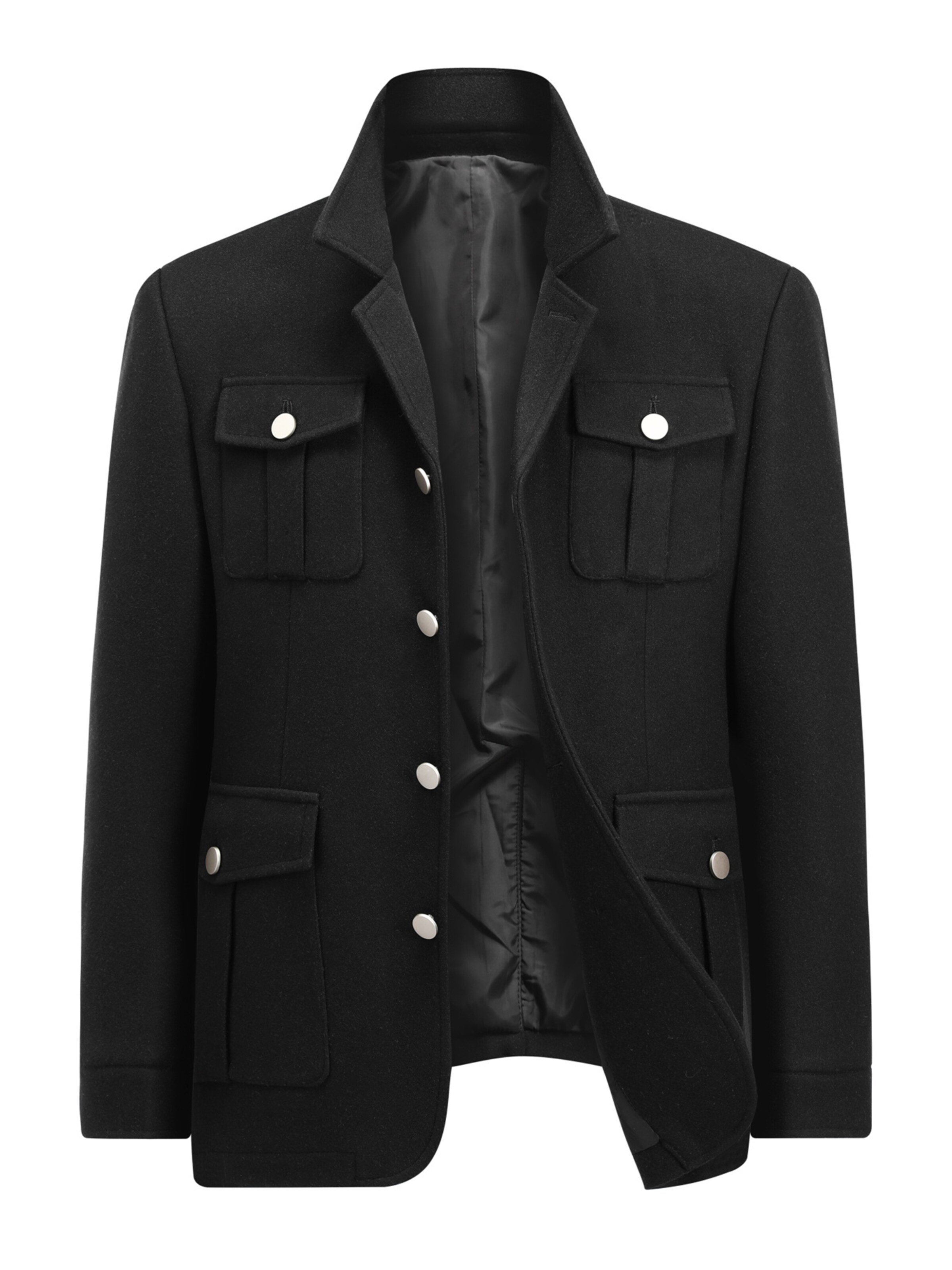 Youthup Winter Coat in Black