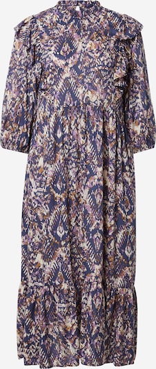 Rochie tip bluză 'Cana' Lollys Laundry pe maro caramel / mov deschis / mov închis / alb, Vizualizare produs