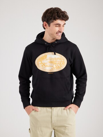 JACK & JONES Sweatshirt 'JORRIDGEWOOD URBAN' in Schwarz: Vorderseite