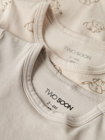 TWO SOON Sparkedragt/Body i beige