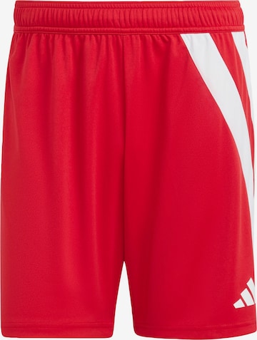 ADIDAS PERFORMANCE Sportbroek 'Fortore 23' in Rood: voorkant