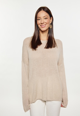 Pullover di usha WHITE LABEL in beige: frontale