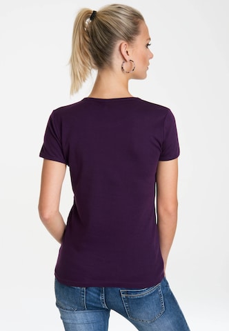 LOGOSHIRT Shirt 'Die Sendung mit der Maus' in Purple