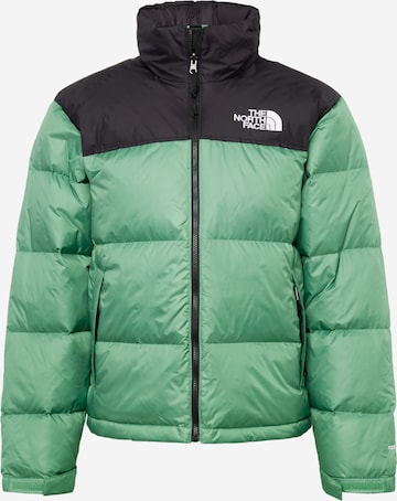 THE NORTH FACE Klasický střih Zimní bunda 'M 1996 Retro Nuptse' – zelená: přední strana