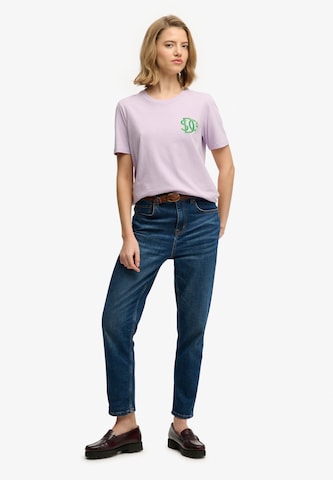 T-shirt Superdry & Co en violet