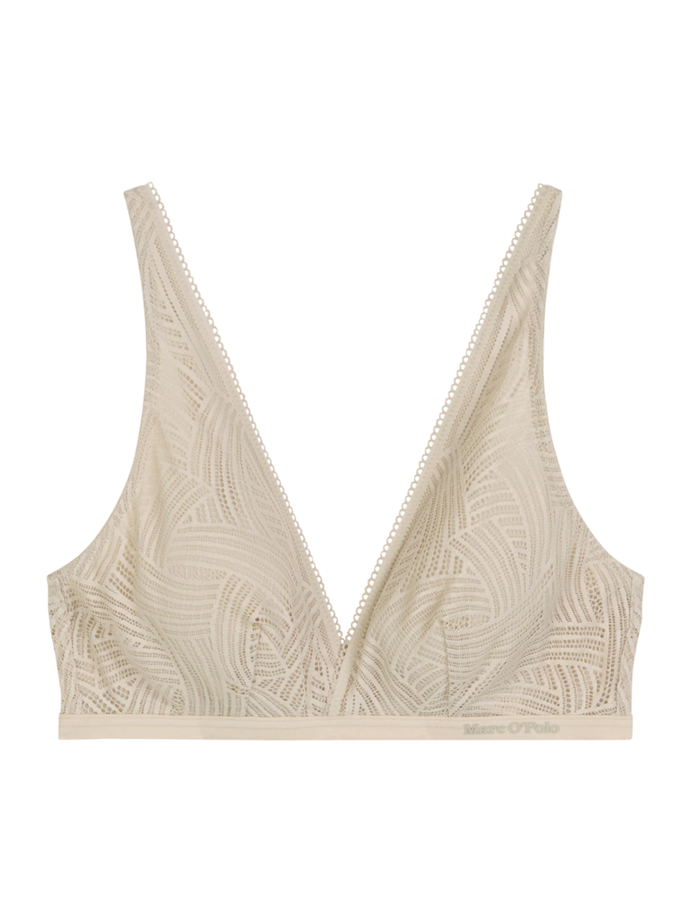 Marc O'Polo Bralette ' Timeless Lace ' in beige, Produktansicht