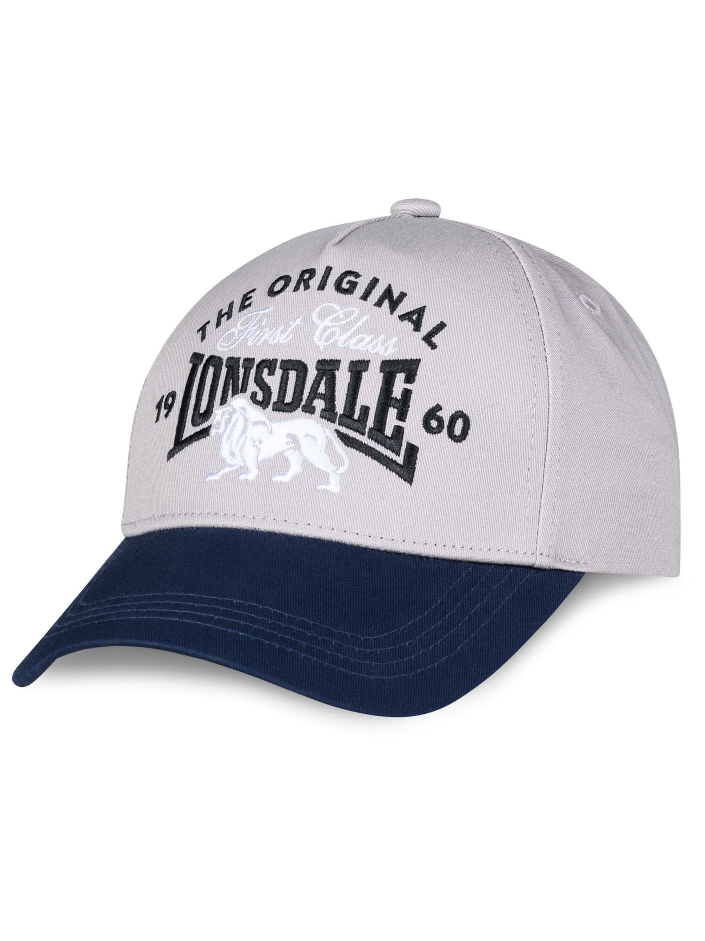 LONSDALE - Gorra 'Consett' en azul: frente