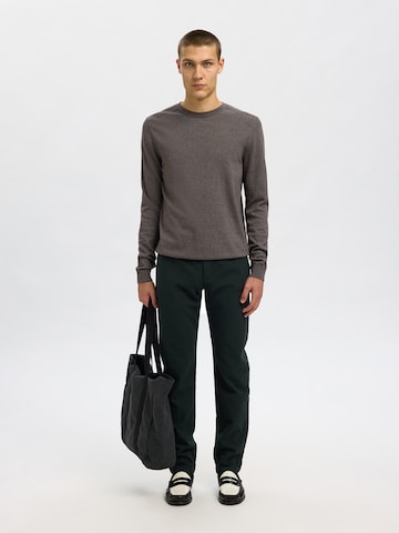 SELECTED Slim fit Chino trousers 'SLH175-MILES' in Green