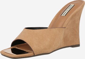 River Island Mules in Beige: front