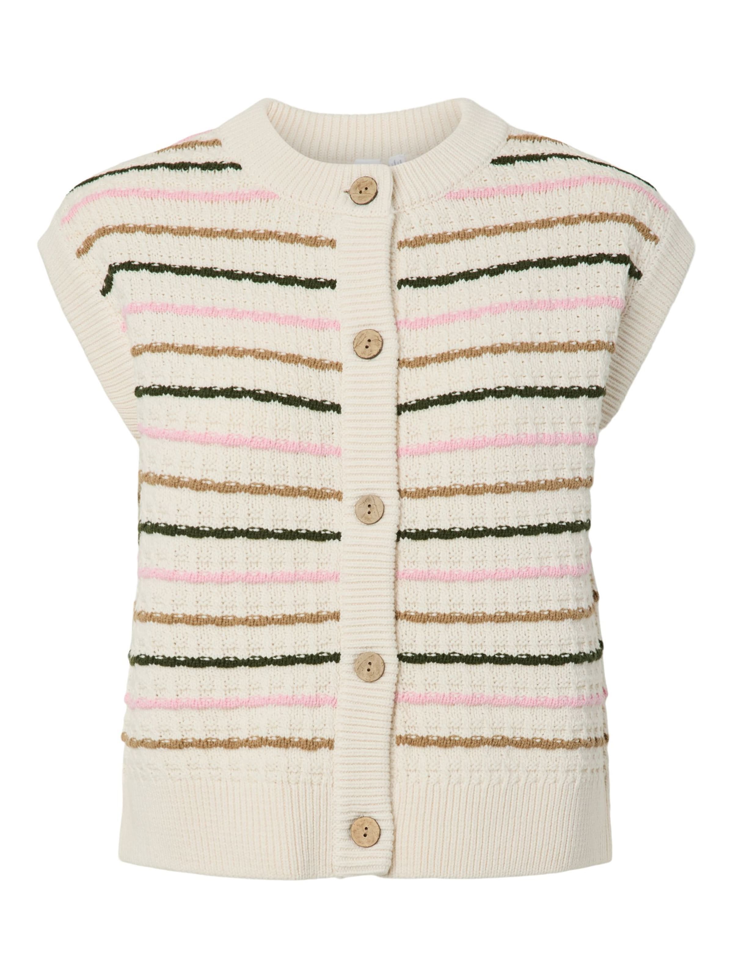 Cardigan 'YASNilo' YAS en beige : devant
