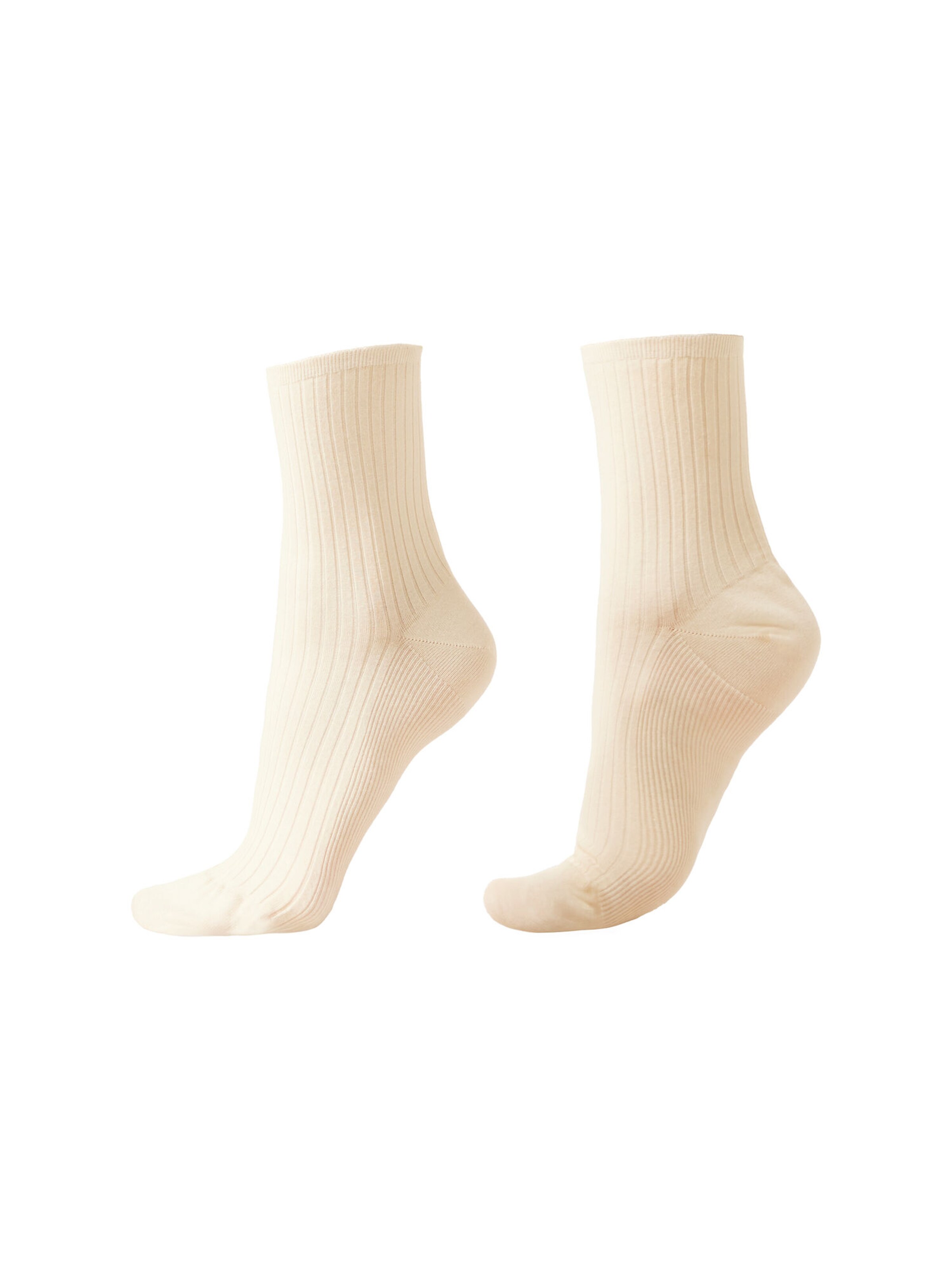 CALZEDONIA Socks in Beige: front