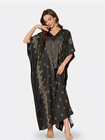 Vivi Idee Morgenmantel 'Kaftan'‌‌‌‌‌ in Schwarz