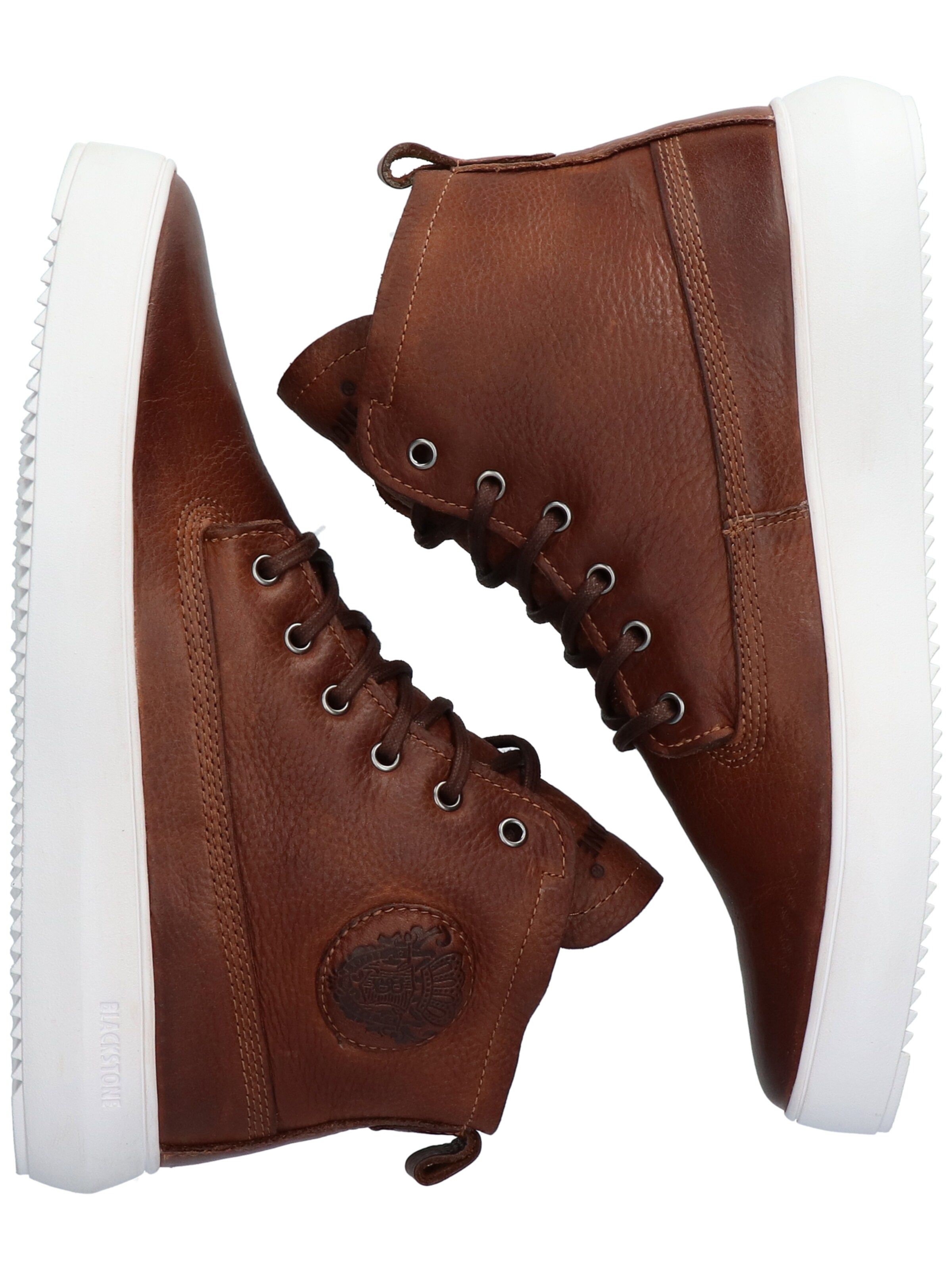 BLACKSTONE Hög sneaker 'Aspen YG26' i brun