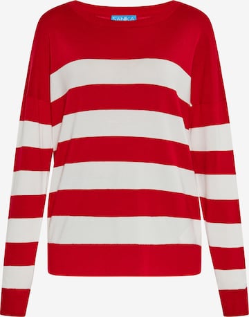 SANIKA Sweater in Red: front