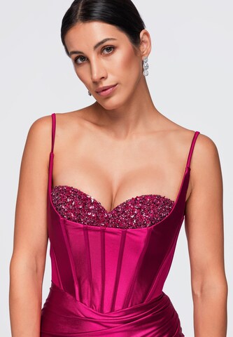 Ombre Evening dress in Pink