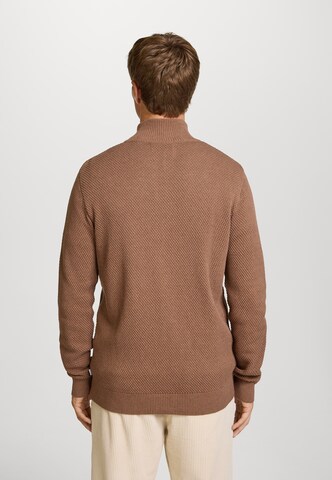Kronstadt Gebreid vest 'Erik' in Bruin
