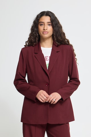 ICHI Blazer in Red: front
