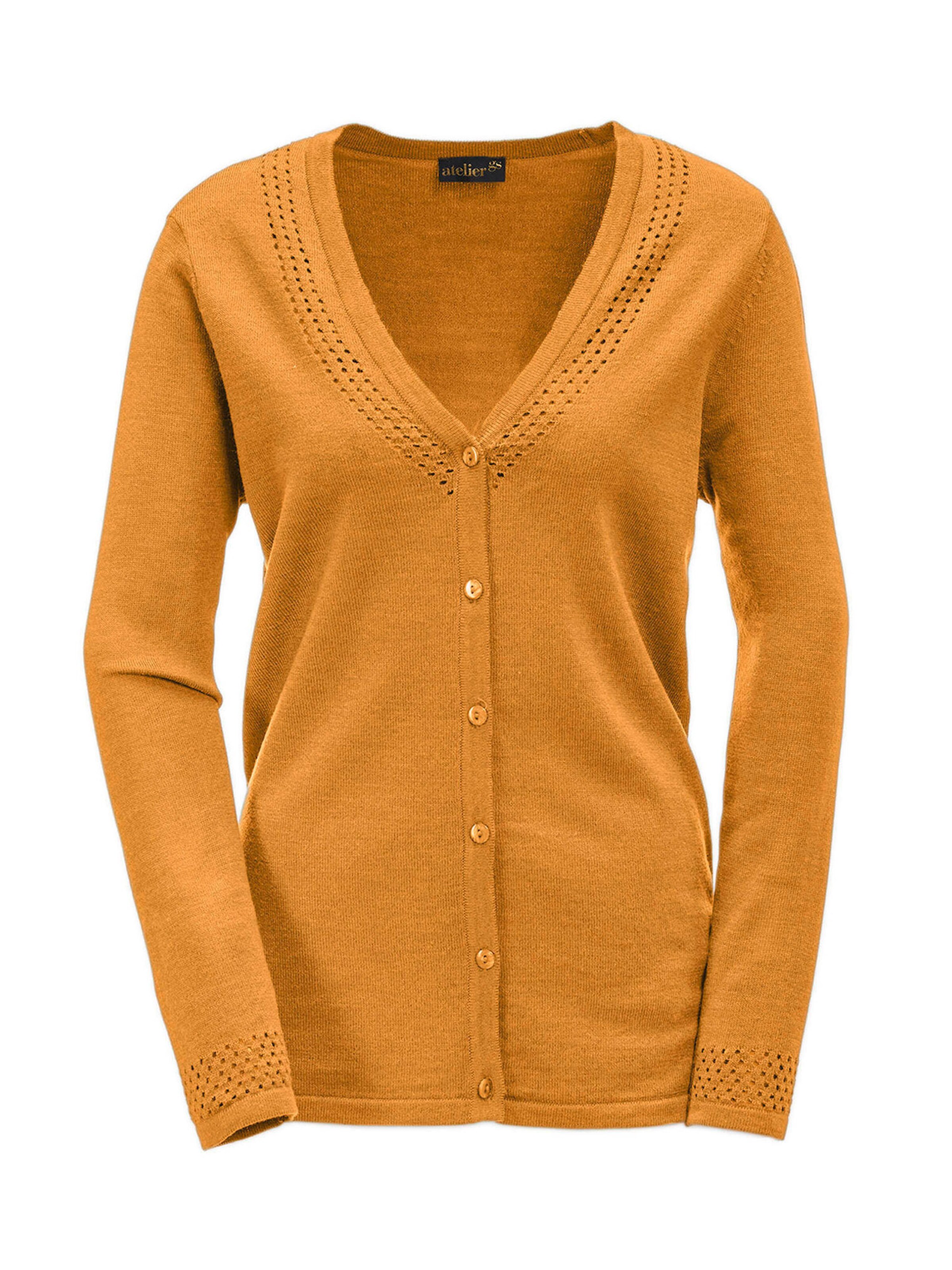 Cardigan Goldner en jaune : devant
