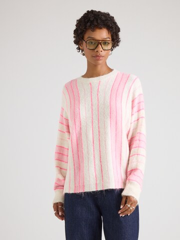 Pull-over 'Ur44suli' Hailys en beige : devant
