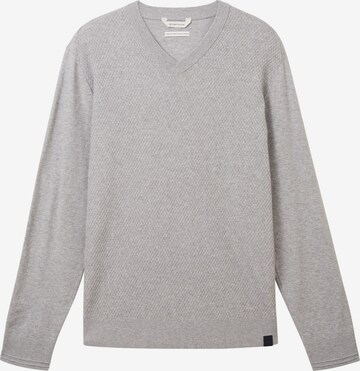 Pull-over TOM TAILOR en gris : devant