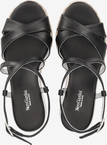 Nero Giardini Strap Sandals in Black