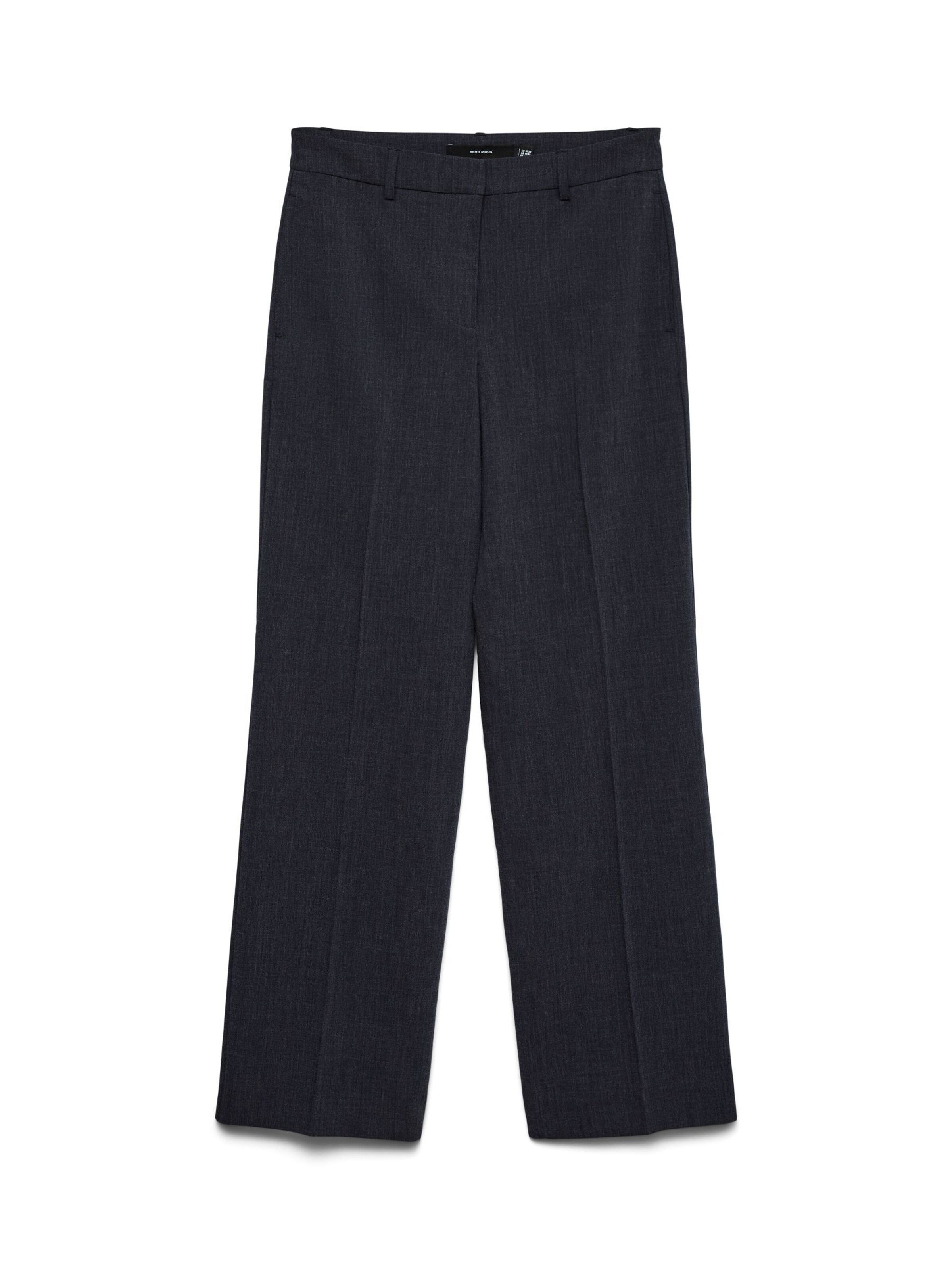 VERO MODA Regular Bandplooibroek 'MIHO' in Blauw: voorkant