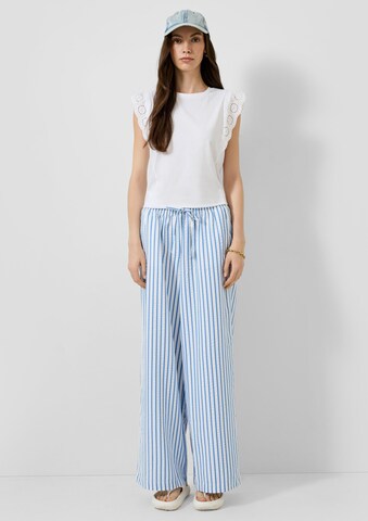 QS Regular Trousers in White