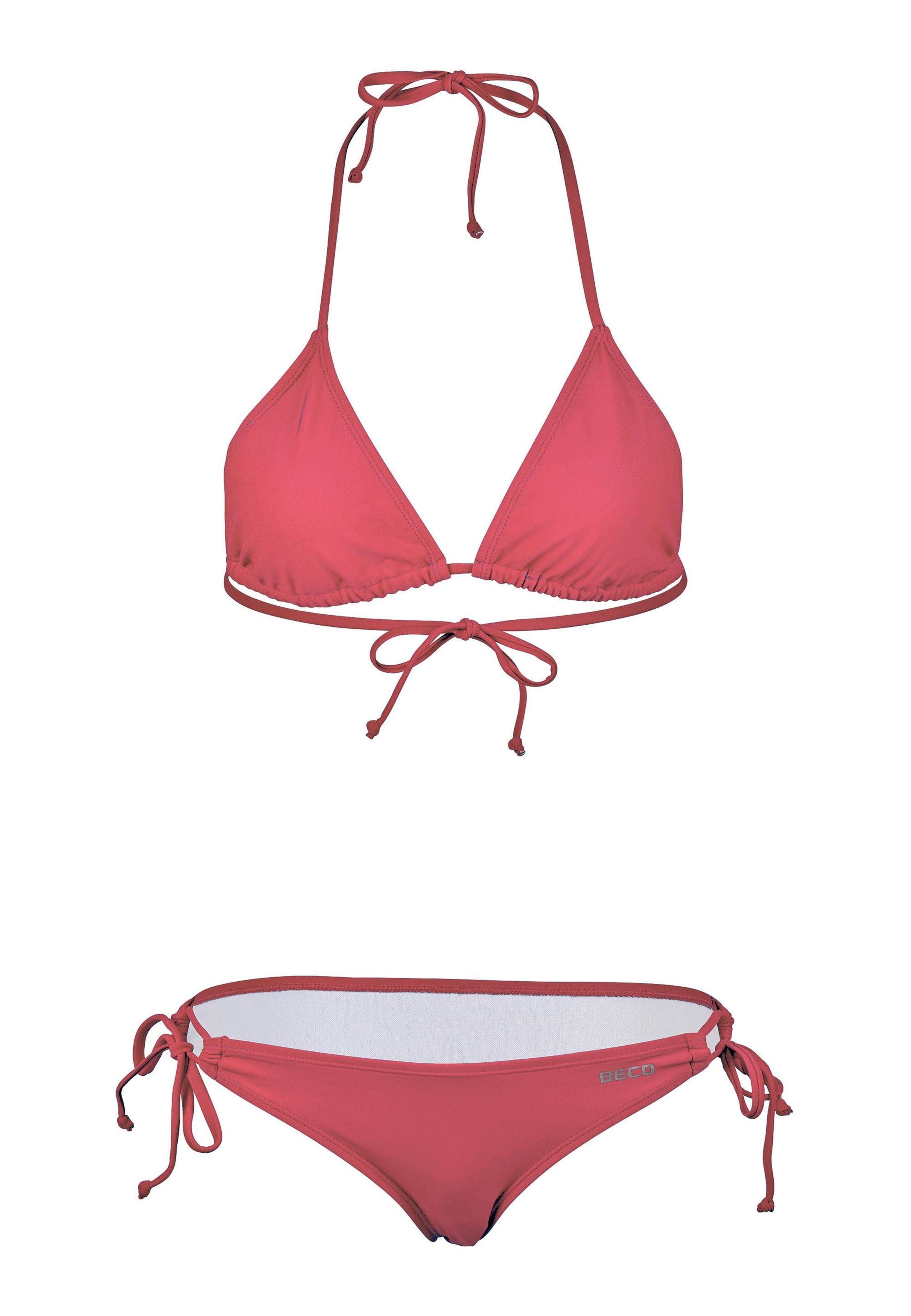 BECO the world of aquasports Triangel Bikini in Rot: Vorderseite