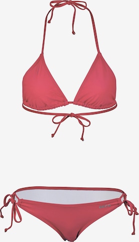 BECO the world of aquasports Triangel Bikini in Rot: predná strana