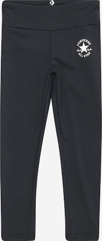 CONVERSE Slimfit Hose in Schwarz: predná strana