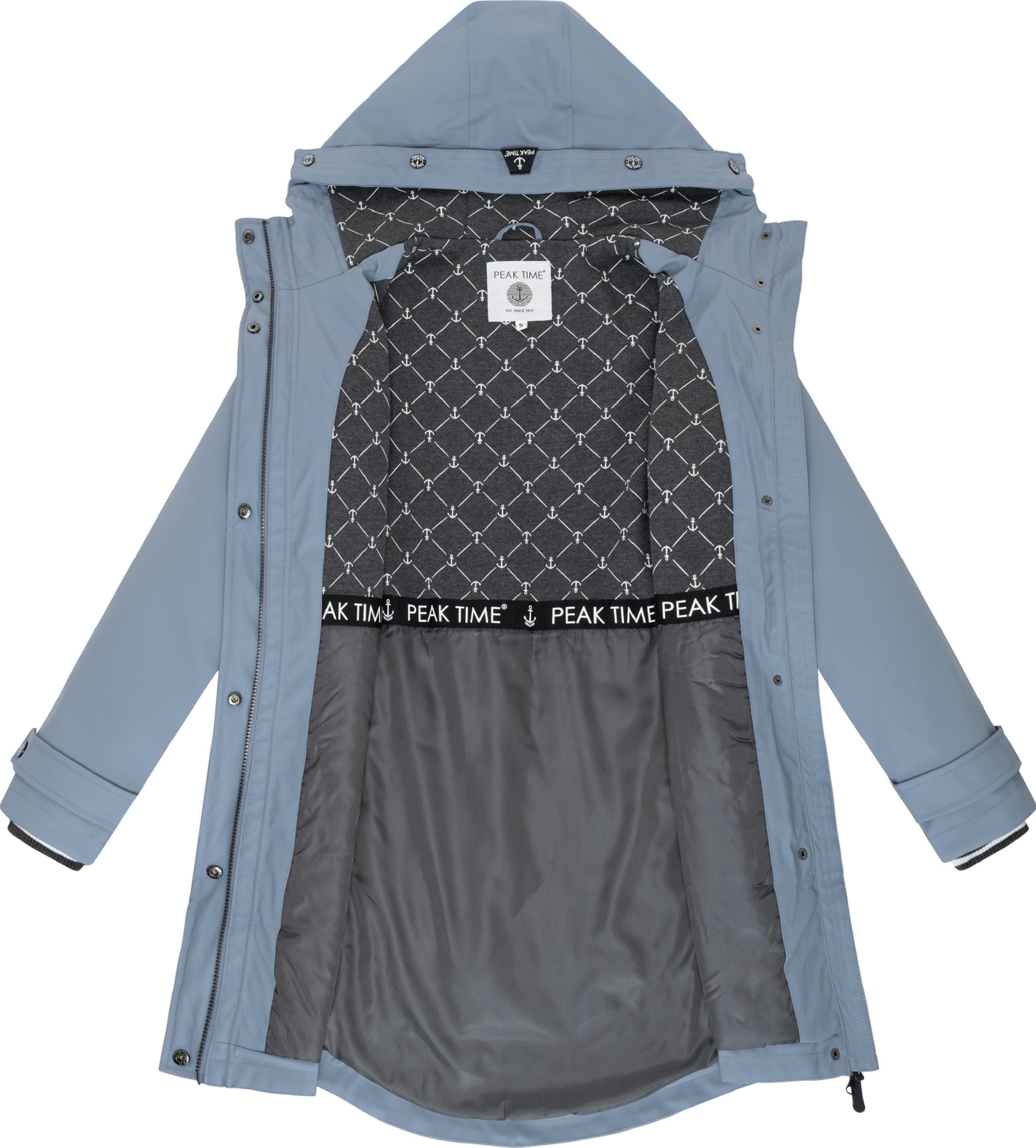 Peak Time Regenjacke 'L60042' in Blau