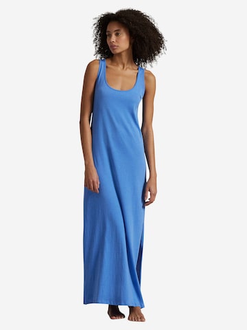 Polo Ralph Lauren Midikleid ' Whisper Weight Cotton ' in Blau: Vorderseite